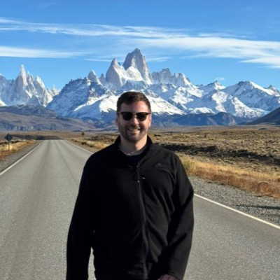 Esteban Piazza en la Patagonia